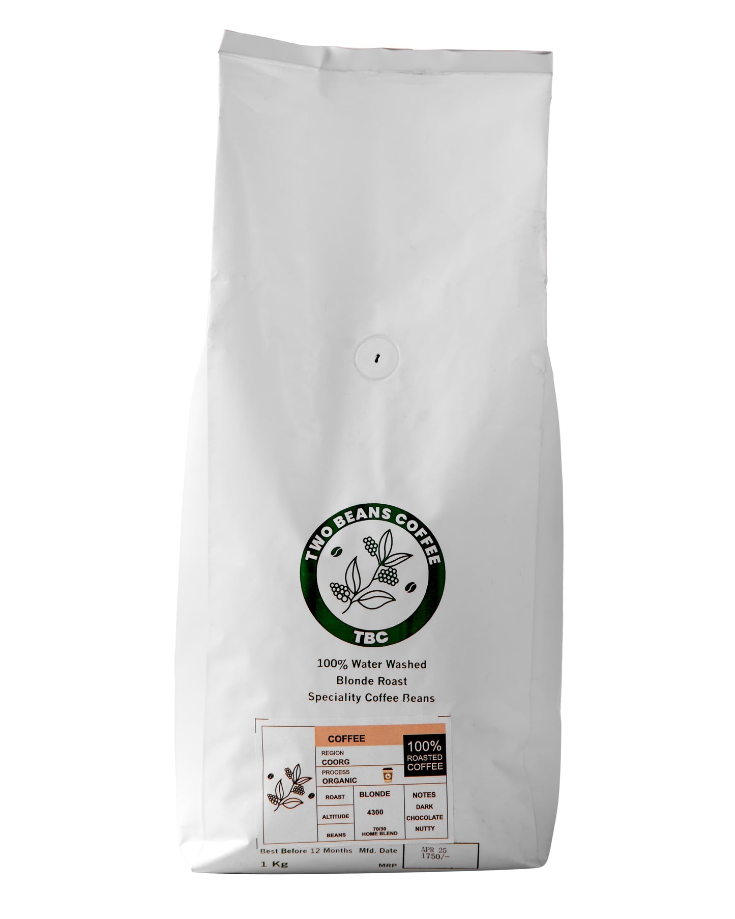 70-30 WATER WASHED AA BEANS PER KG